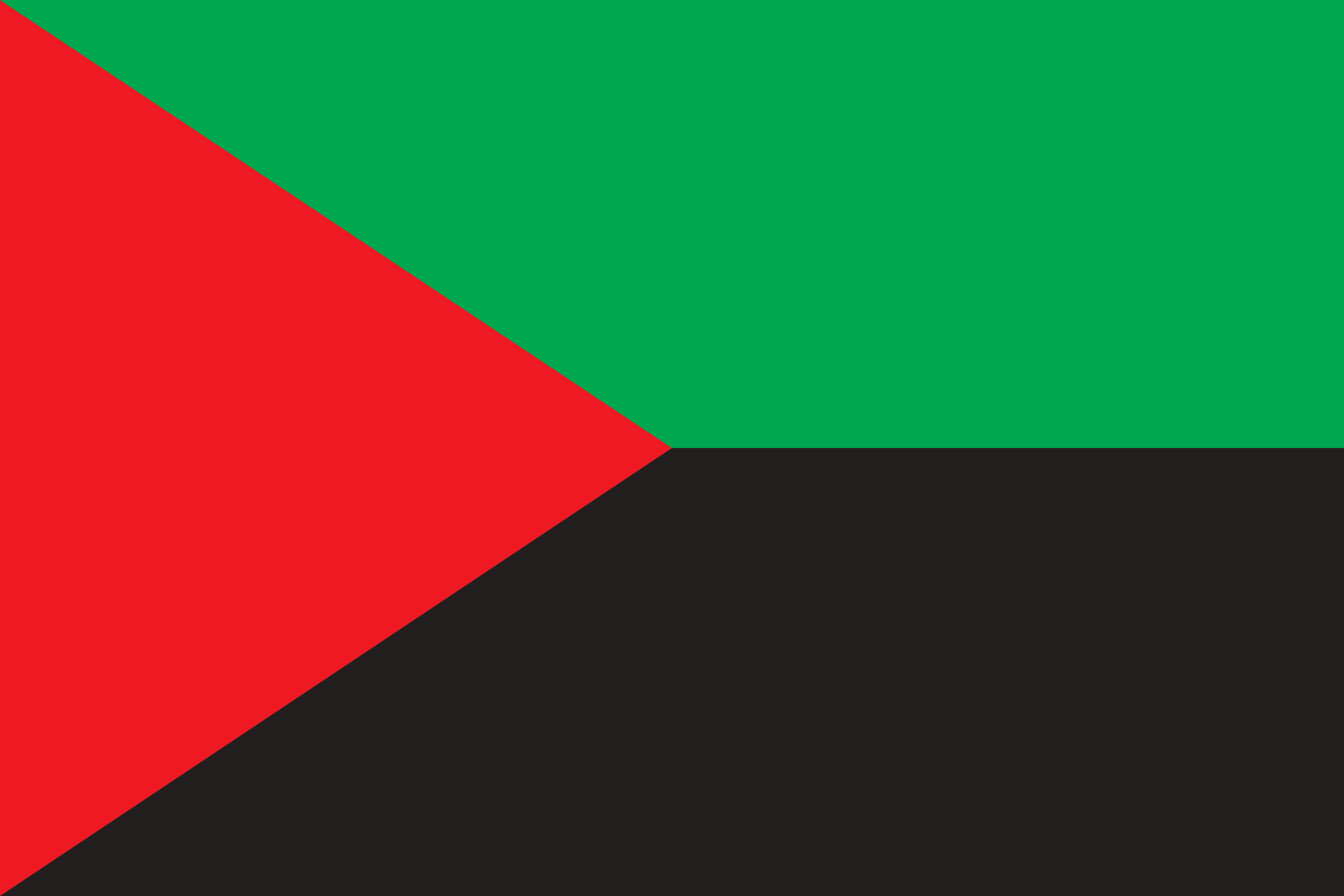 Drapeaux de la Martinique 'Rouge Vert Noir'