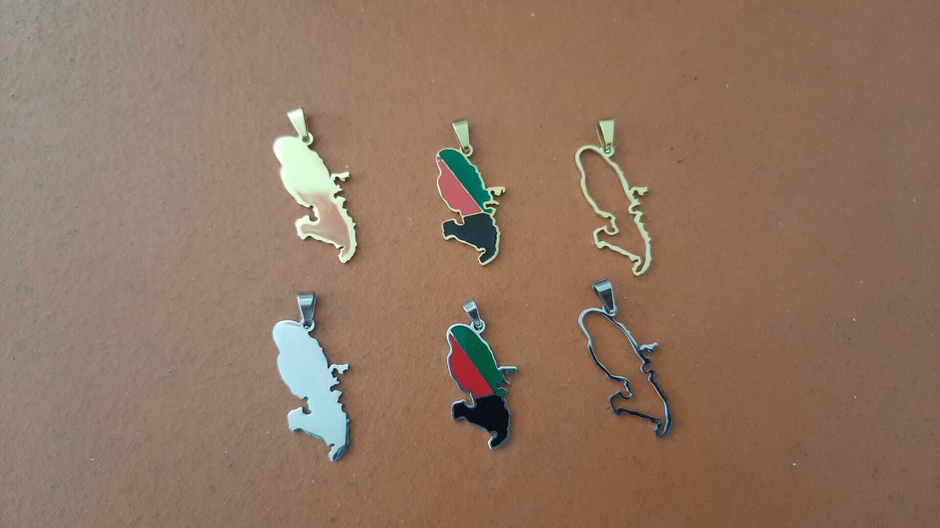 Pendentifs Carte Martinique